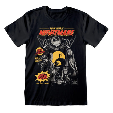 The Nightmare Before Christmas Retro Comic Style T-Shirt