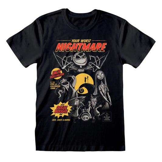 The Nightmare Before Christmas Retro Comic Style T-Shirt
