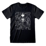NIGHTMARE BEFORE CHRISTMAS, THE - OUTLINES T-SHIRT