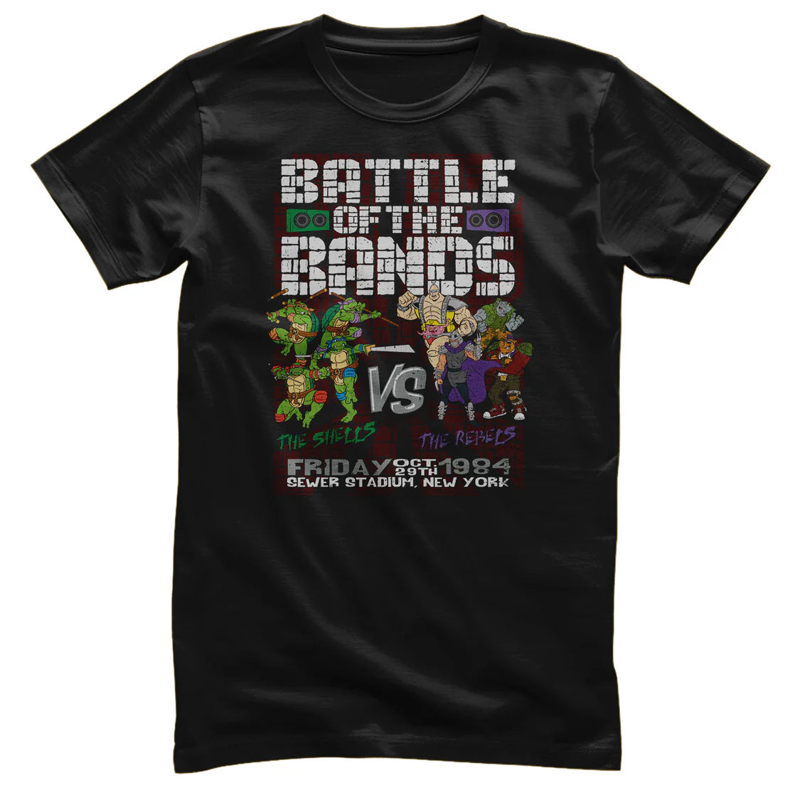 Teenage Mutant Ninja Turtles – Battle Of The Bands T-shirt