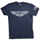 Top Gun Maverick Distressed Logo T-shirt