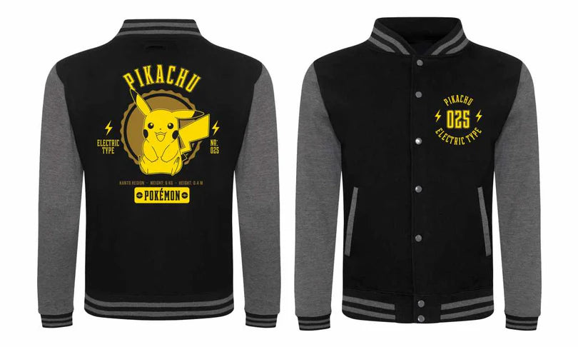POKEMON  COLLEGIATE PIKACHU - VARSITY JACKET
