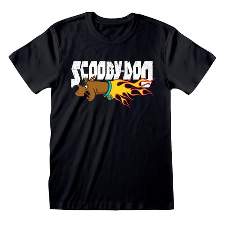 SCOOBY DOO - FLAMING SCOOBY T-SHIRT