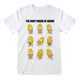 SIMPSONS, THE - MANY MOODS OF HOMER T-SHIRT