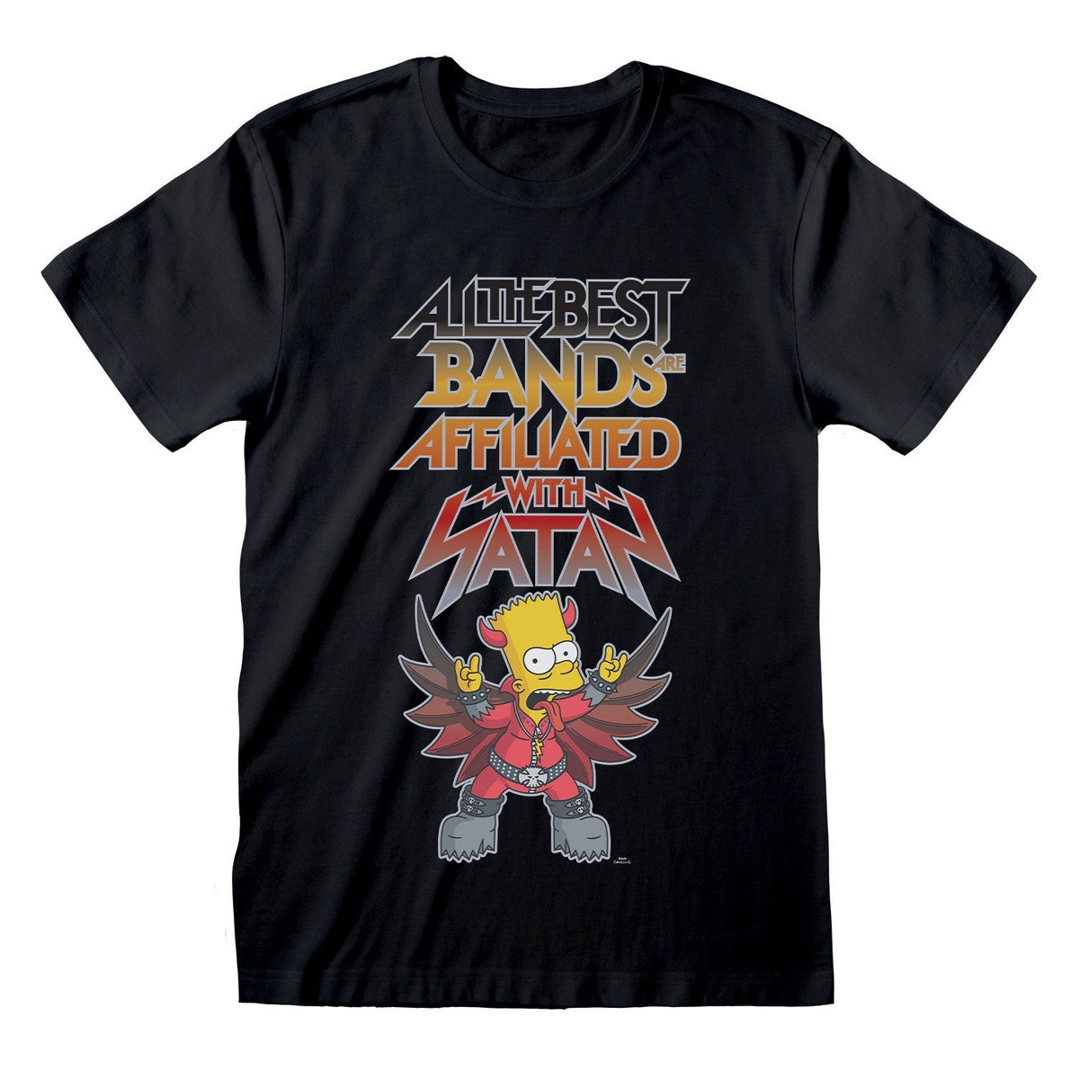 SIMPSONS, THE - WITH SATAN T-SHIRT