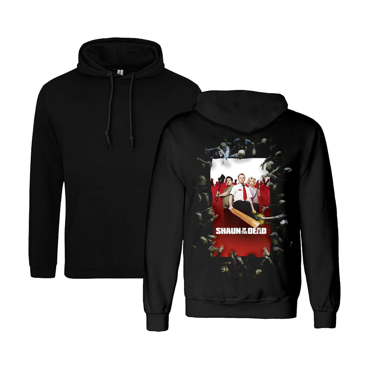 SHAUN OF THE DEAD - POSTER HOODIE