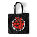 STRANGER THINGS - CHECKERED CIRCLE TOTEBAG