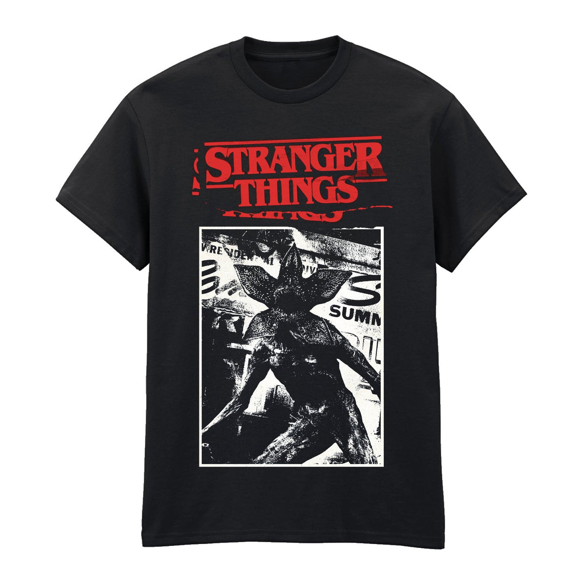 STRANGER THINGS - ARTICLE CUT OUT T-SHIRT