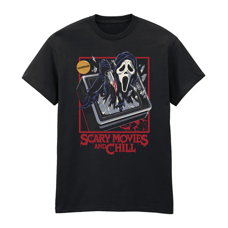 STEVEN RHODES COLLAB GHOSTFACE – SCARY MOVIES AND CHILL – T-shirt