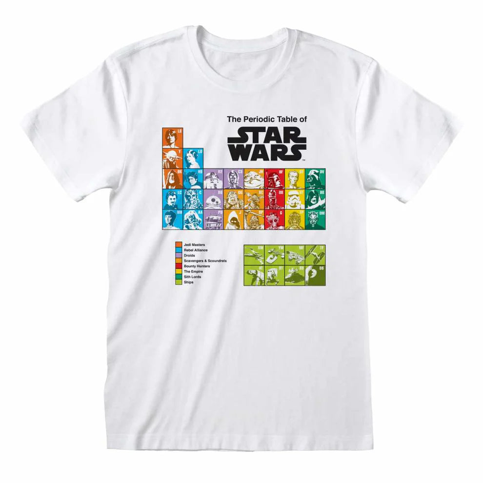 Star Wars - Periodic Table - T-Shirt