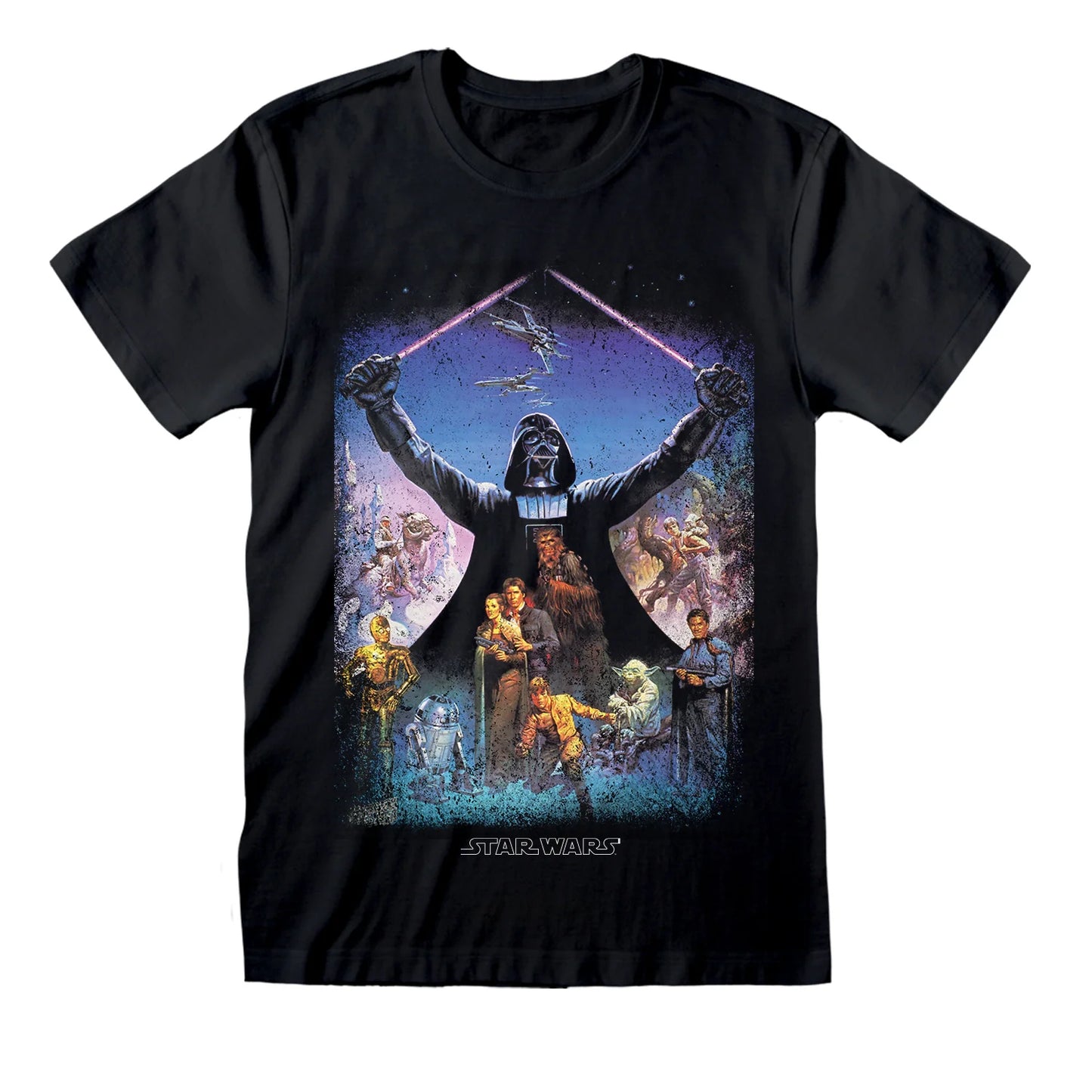 Darth Vader Lightsaber Poster T-Shirt