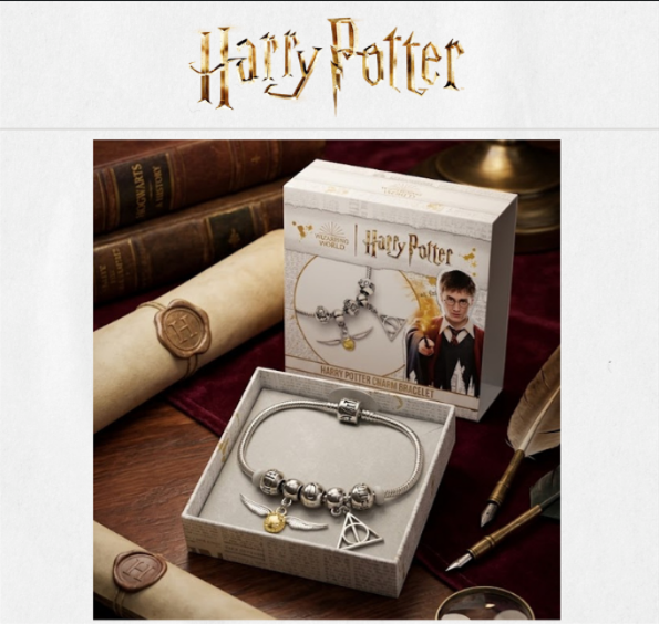 Harry Potter armbånd med charms