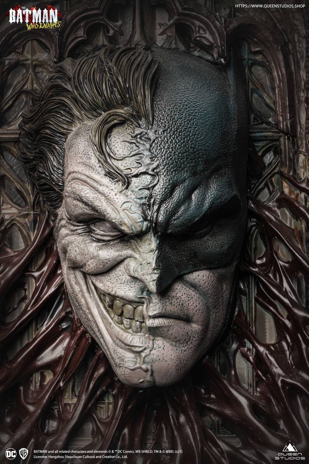 Batman Who Laughs on Throne Statue 1/4 – 70 cm – produktbillede 6