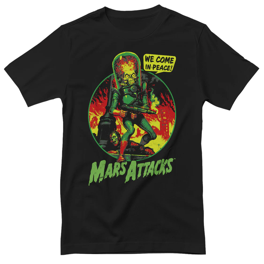 Mars Attacks – We Come In Peace T-shirt
