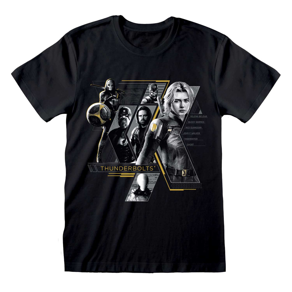 THUNDERBOLTS - THUDERBOLTS 6 CHARACTER T-SHIRT