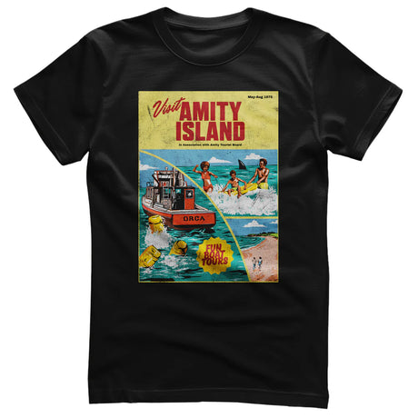 JAWS – Visit Amity Island Retro T-shirt