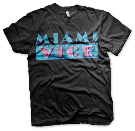 Miami Vice Distressed Logo T-shirt