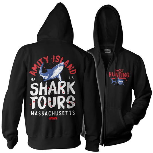 Amity Island Shark Tours Jaws - Zipped Hoodie