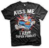 Kiss Me – I Have Super Powers / Superman T-shirt