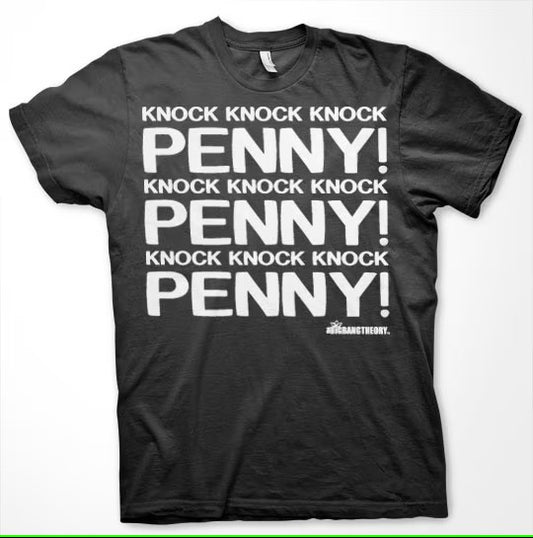 Penny Knock Knock Knock T-Shirt - Big Bang Theory