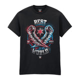 WWE - CM PUNK - BEST IN THE WORLD - BLACK T-SHIRT