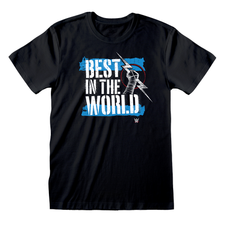 WWE - CM PUNK - BEST IN THE WORLD - BLACK T-SHIRT