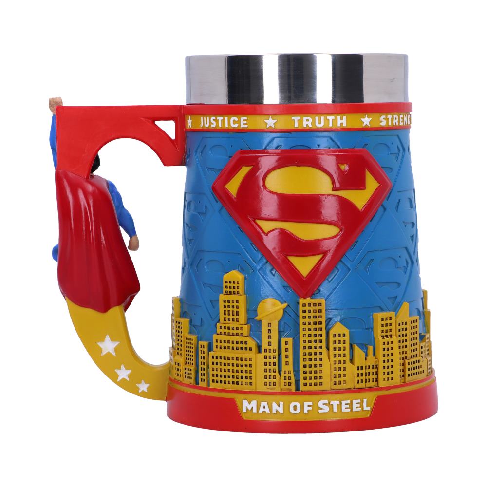 Superman Man of Steel Tankard 15.5cm