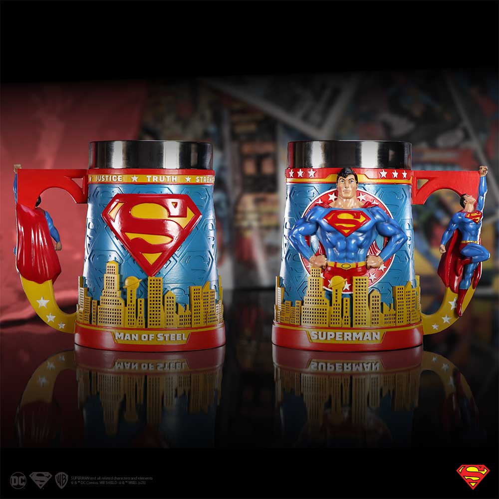 Superman Man of Steel Tankard 15.5cm