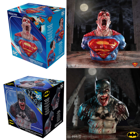 DCeased Zombie Bust Sæt – Batman & Superman