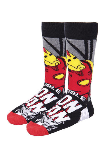 Marvel Avengers sokker i fed boks 3 stk. masser af farver / Marvel Avengers Socks 3-Pack 40-46