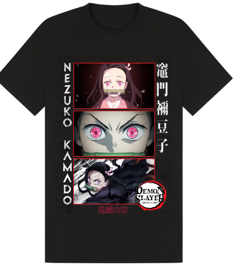 Nezuko Kamado 3 Panel originalt merchandise-foto fra Heroes Inc.
