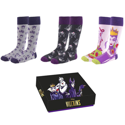 Disney Villains sokker 3 pak