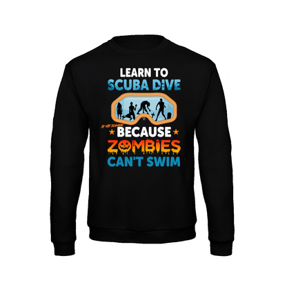 Zombies cant swim - Sweatshirt