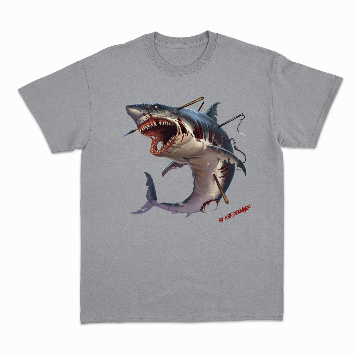 Zombie Shark - Heavier fabric t-shirt