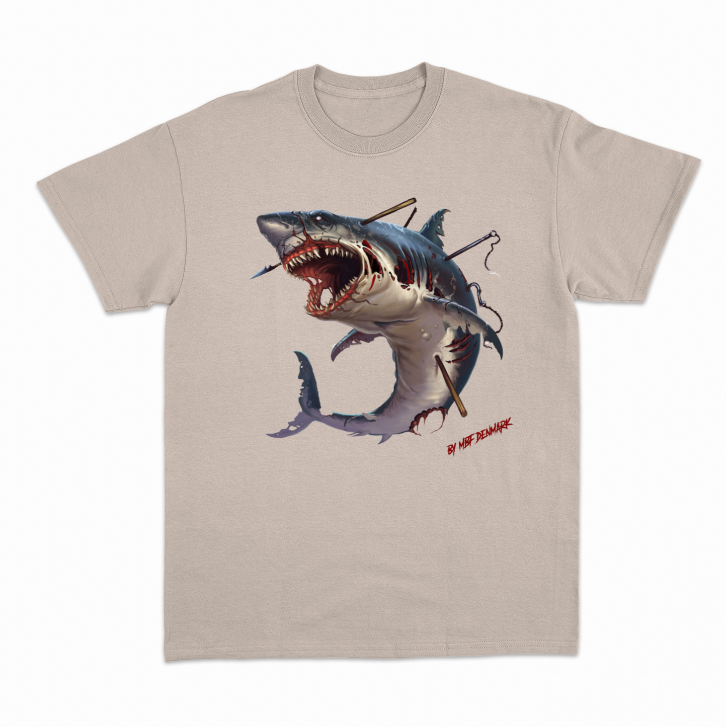 Zombie Shark - Heavier fabric t-shirt