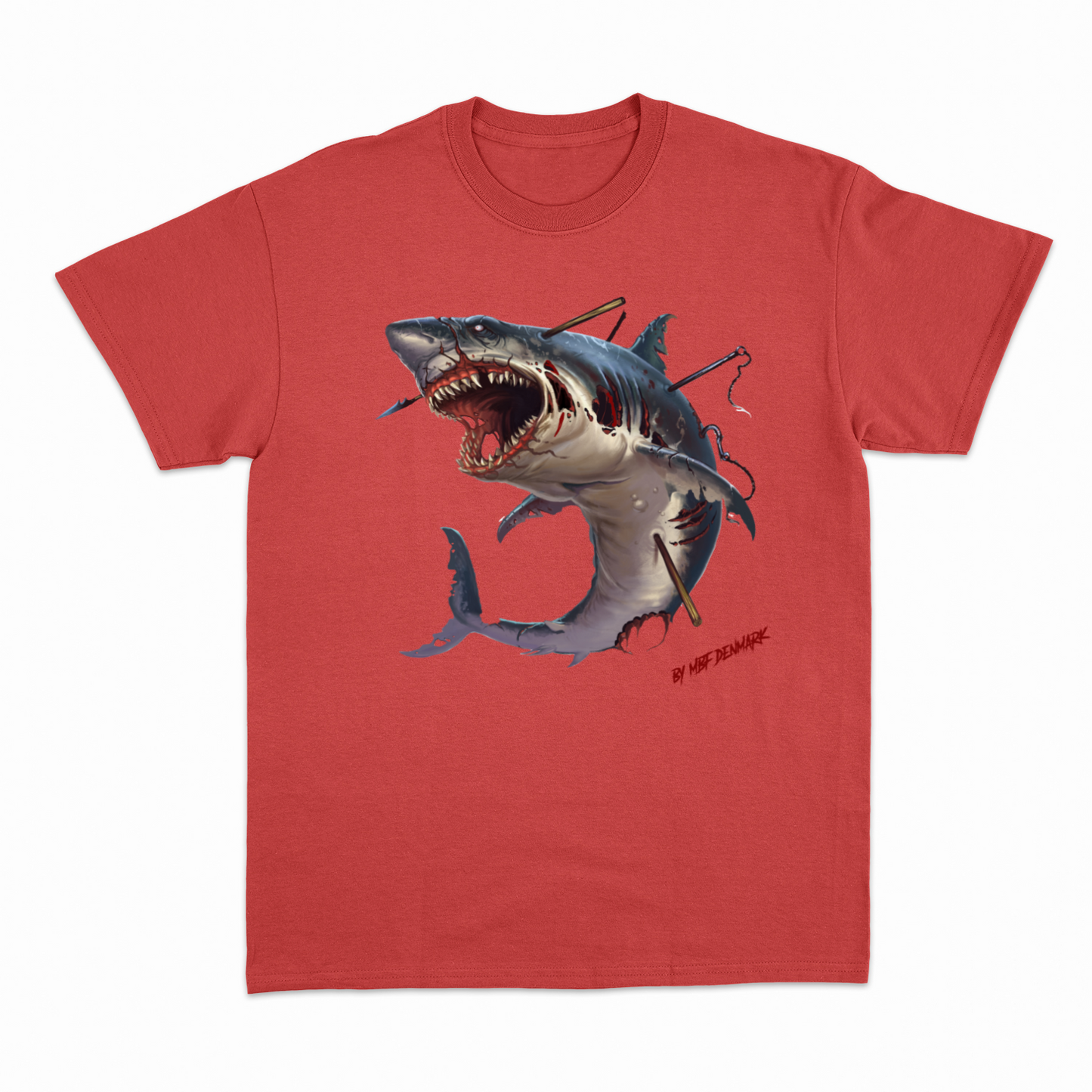 Zombie Shark - Heavier fabric t-shirt