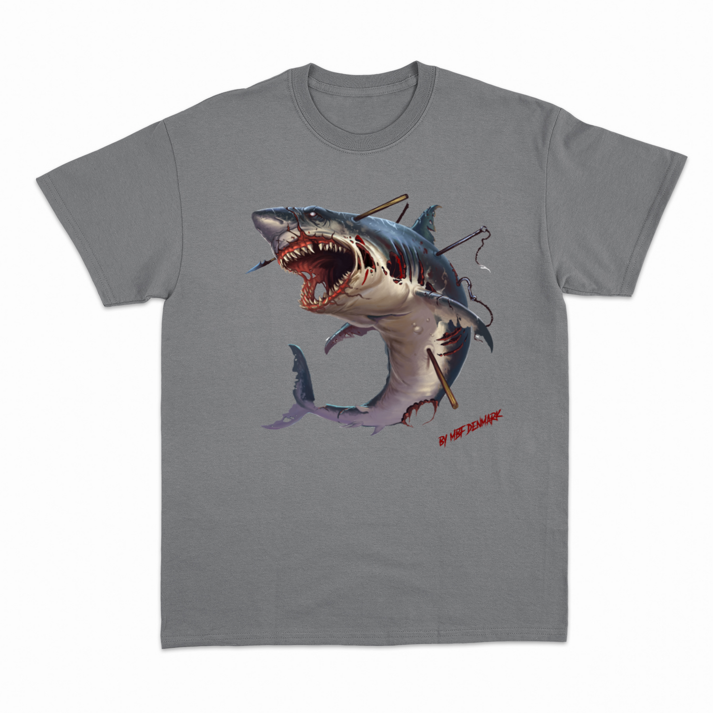 Zombie Shark - Heavier fabric t-shirt