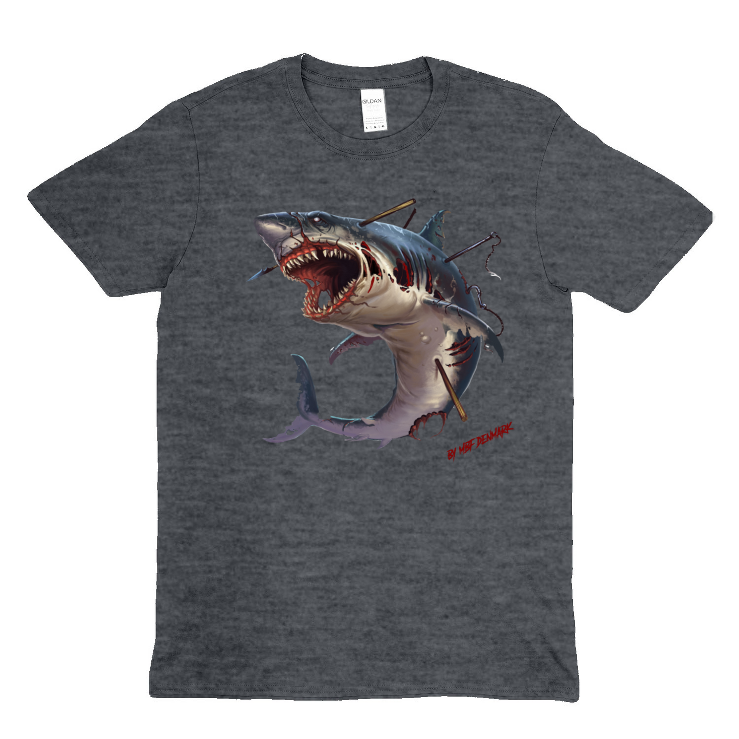 Zombie shark - Soft Unisex T-Shirt