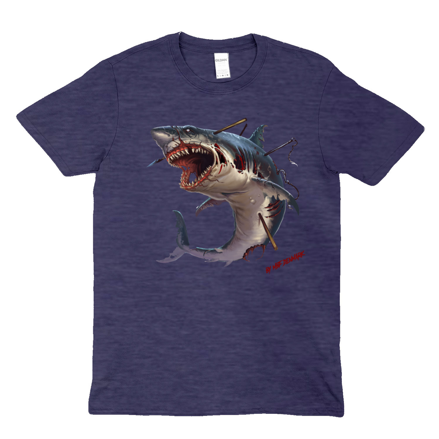 Zombie shark - Soft Unisex T-Shirt