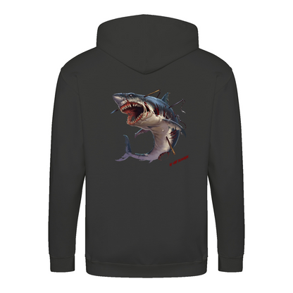 Zombie Shark - Zip-Hoodie