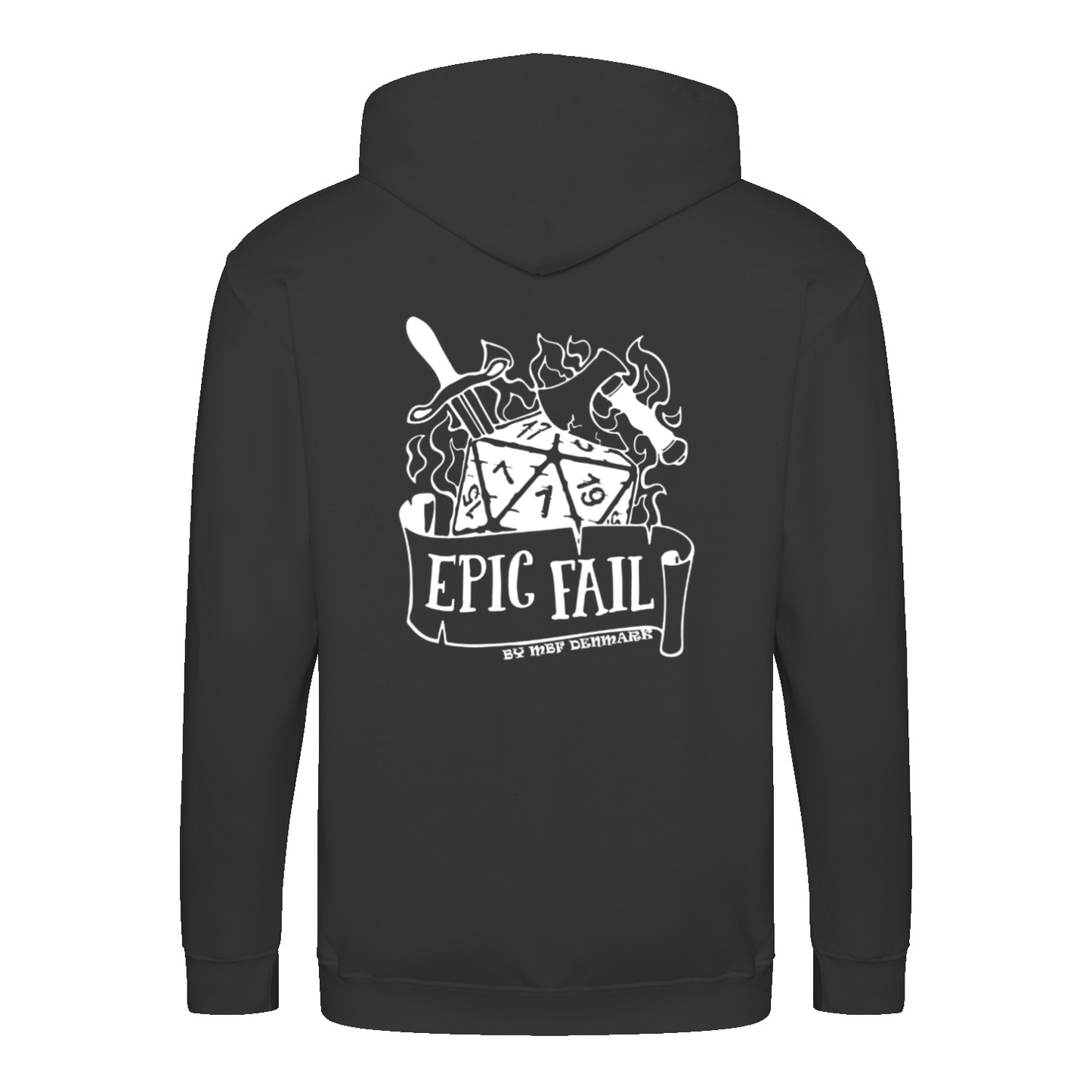 DND Epic fail 2 - Zip-Hoodie