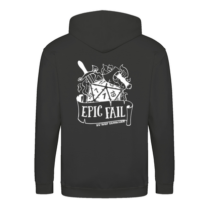 DND Epic fail 2 - Zip-Hoodie