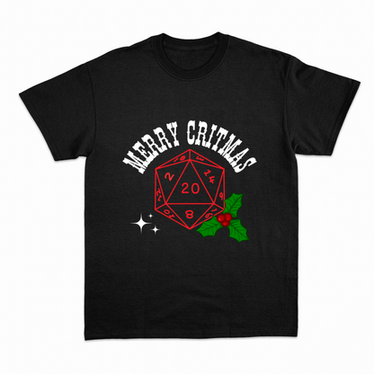 Merry Critmas / R  - Heavier fabric t-shirt