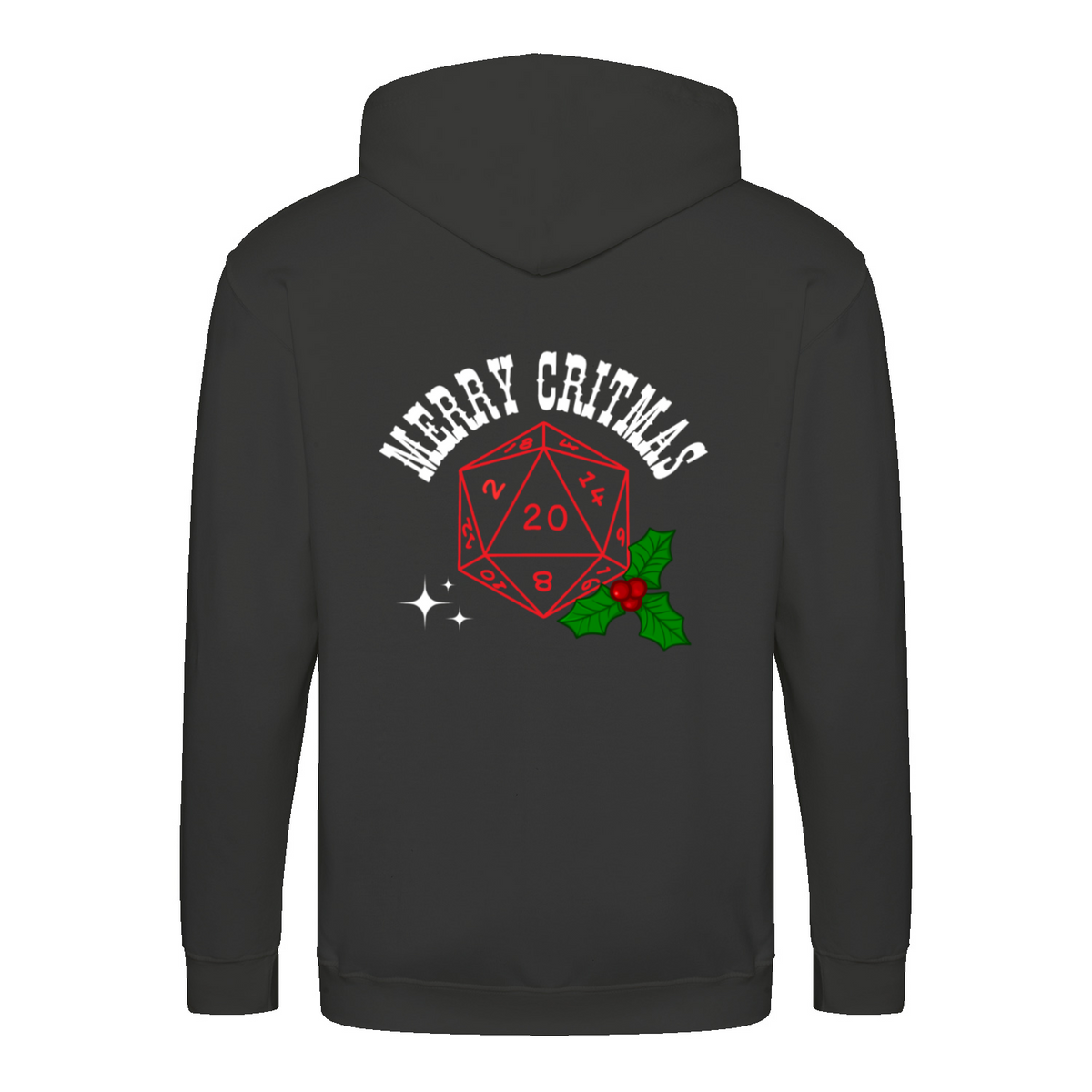 Merry Critmas zip hoodie – Rollespil – produktbillede 5
