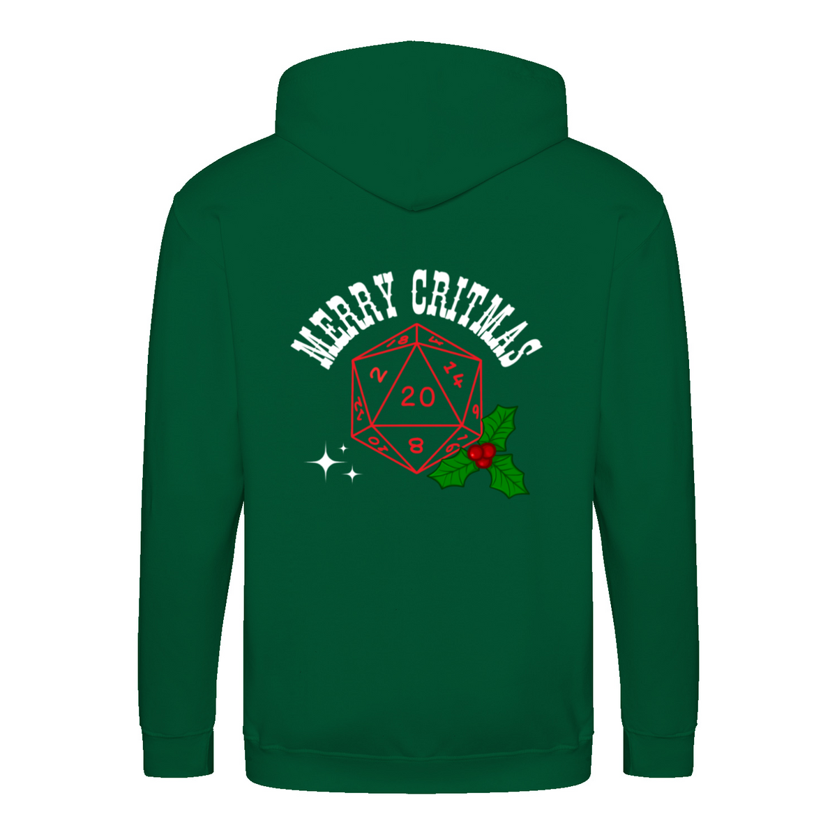 Merry Critmas zip hoodie – Rollespil – produktbillede 7