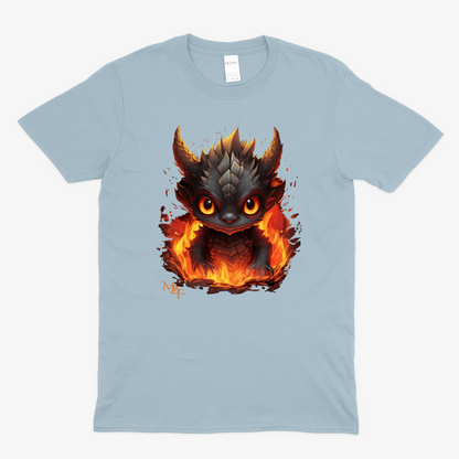 FIRE DRAGON 1 -  Soft Unisex T-Shirt