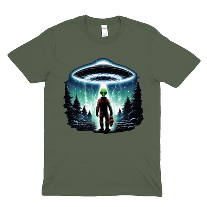 BIGFOOT UNDERCOVER ALIEN -  Soft Unisex T-Shirt