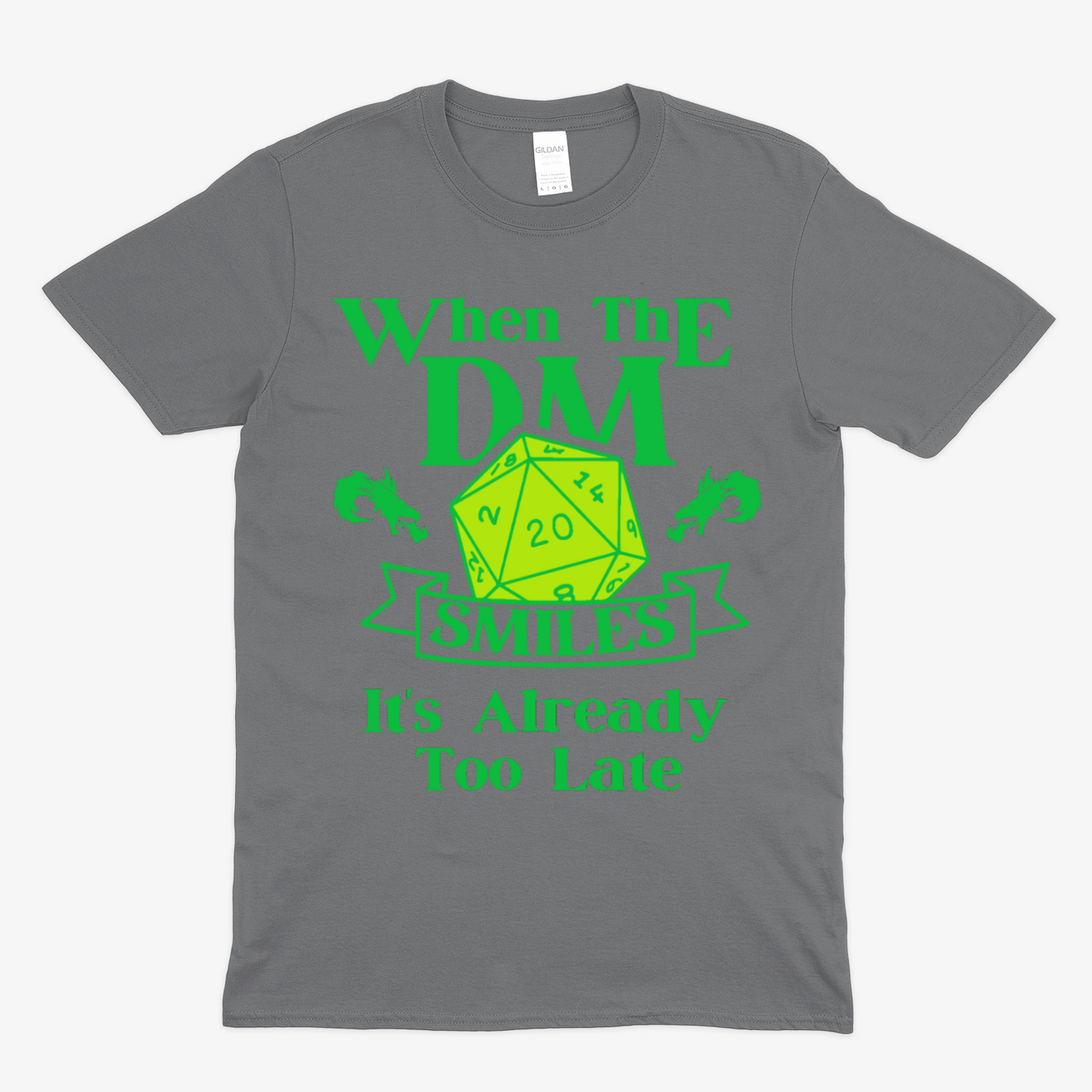 WHEN THE DM SMILES ITS ALREADY TOO LATE (3) -  Soft Unisex T-Shirt