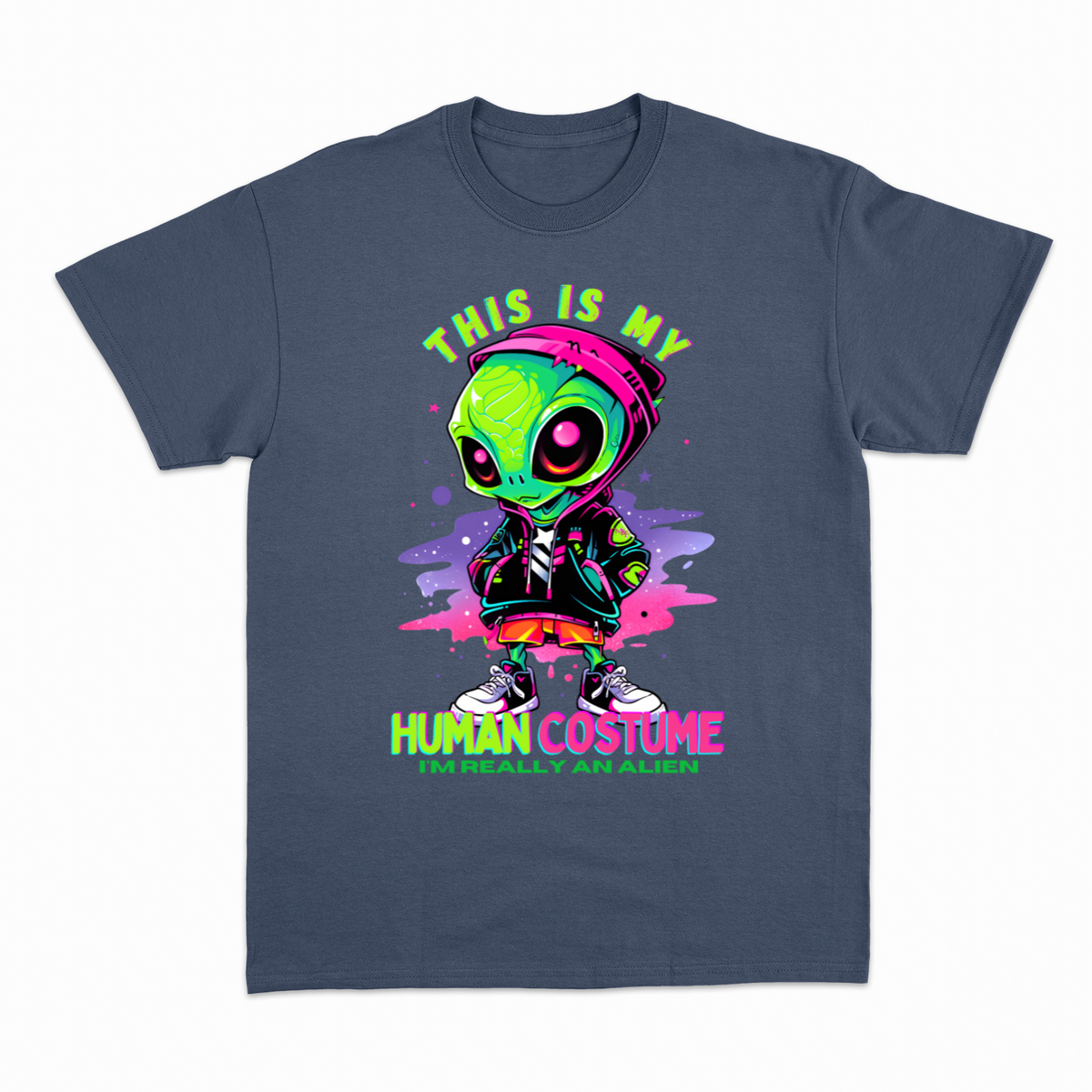 Human Costume T-shirt – Sjov statement T-shirt – produktbillede 19