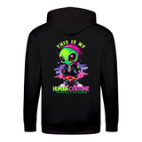 Human Costume zip hoodie – Sjovt statement